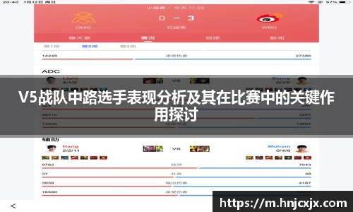 V5战队中路选手表现分析及其在比赛中的关键作用探讨
